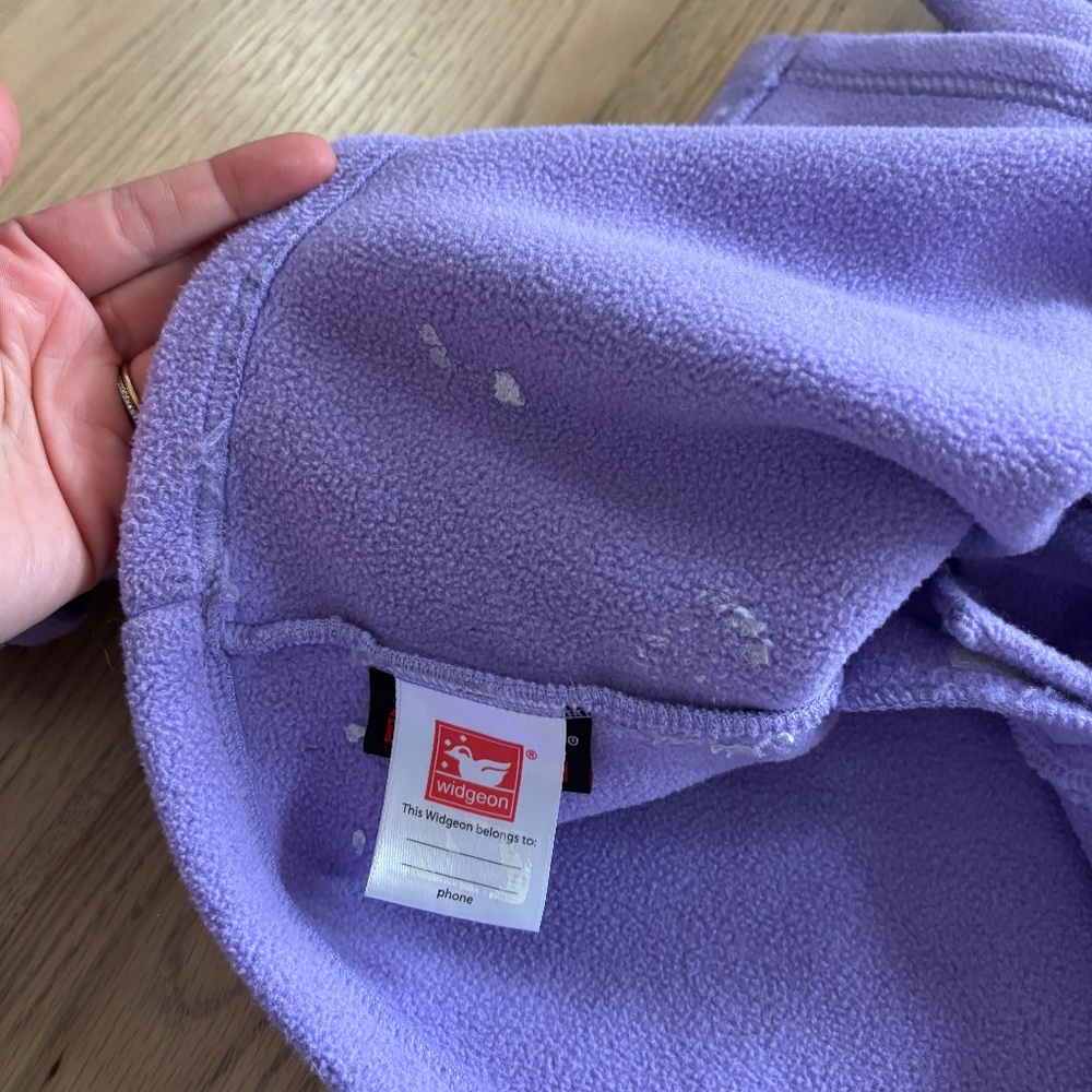 Widgeon Purple Fleece Jacket 24M - Picture 6 of 8